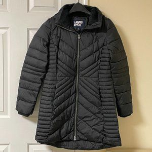Lands' End Primaloft Hooded Puffer Coat